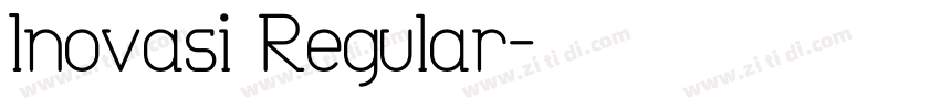 Inovasi Regular字体转换